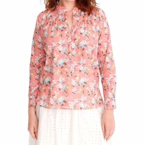 J.Crew Liberty Josephine Floral Ruffle Popover Size 10